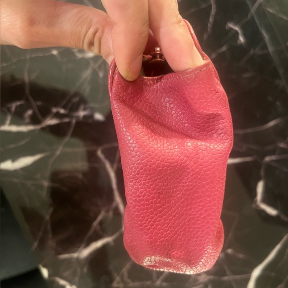 CHANEL Hot Pink Caviar Leather Pouch - Picture 5 of 8